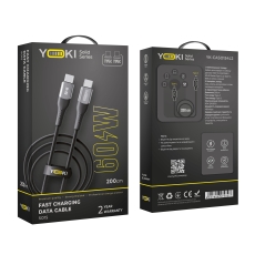 Купити Кабель USB YOKI SOLID YK-SO15 Type-C to Type-C 60W 2m Купити Кабель USB YOKI SOLID YK-SO15 Type-C to Type-C 60W 2m