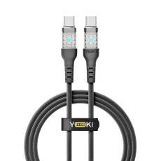 Купити Кабель USB YOKI CYBER YK-CY23 Type-C to Type-C 60W 1.2m Купити Кабель USB YOKI CYBER YK-CY23 Type-C to Type-C 60W 1.2m