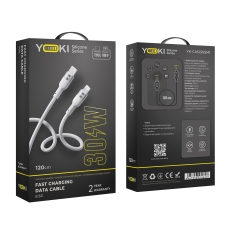 Купить USB YOKI SILICONE YK-SI50 Type-C to Lightning 30W 1.2m Купить USB YOKI SILICONE YK-SI50 Type-C to Lightning 30W 1.2m