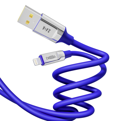 Кабель USB YOKI ULTRA YK-UL61 Lightning 2.4A 1.2m превью 6