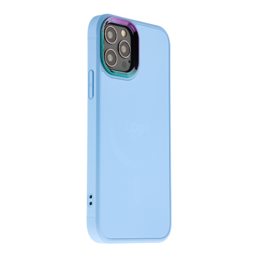 Чохол AG-Glass Chrome Camera with Magsafe для iPhone 12/12 Pro превью 12