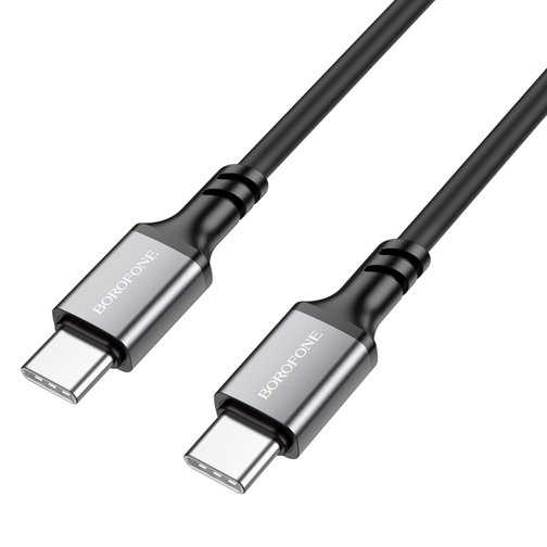 Купить USB Borofone BX83 60W (20V/3A) Silicone Type-C to Type-C, 3