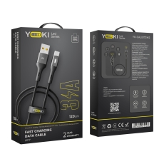 Купить USB YOKI LED YK-LE17 Type-C 3A 1.2m Купить USB YOKI LED YK-LE17 Type-C 3A 1.2m