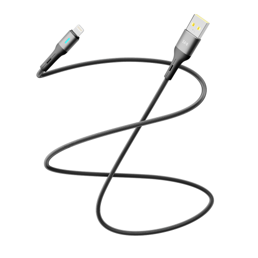 Кабель USB YOKI LED YK-LE17 Lightning 2.4A 1.2m превью 3
