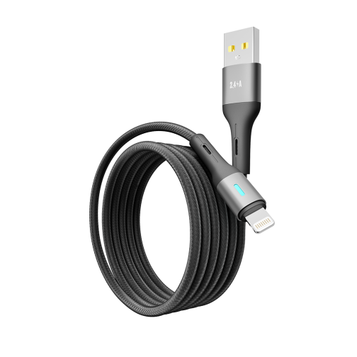 Кабель USB YOKI LED YK-LE17 Lightning 2.4A 1.2m превью 5