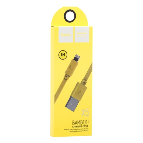 Купити Кабель USB Hoco X5 Bamboo Lightning, 3
