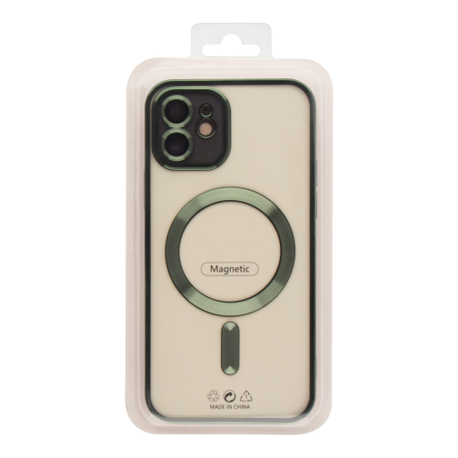 Чохол TPU Metallic Full Camera with Magsafe для iPhone 12 превью 6