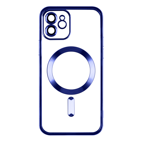 Чохол TPU Metallic Full Camera with Magsafe для iPhone 12 превью 12