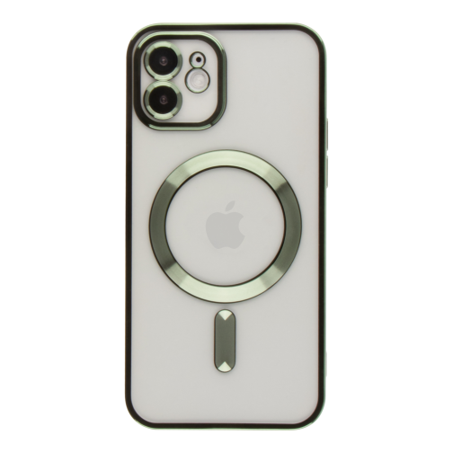 Чохол TPU Metallic Full Camera with Magsafe для iPhone 12 превью 15