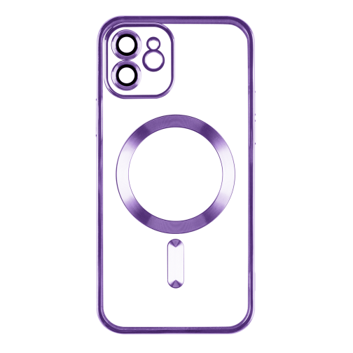 Чохол TPU Metallic Full Camera with Magsafe для iPhone 12 превью 16