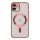 Купити Чохол TPU Metallic Full Camera with Magsafe для iPhone 12 Red
