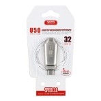 Купити USB флеш-накопичувач XO U50 USB3.0+Type C 32GB