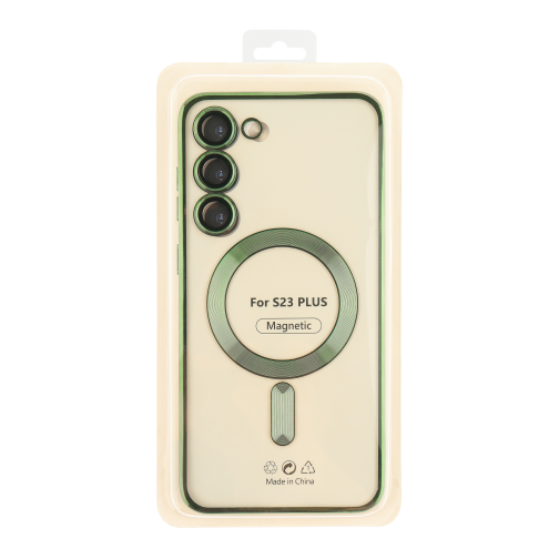Чохол TPU Metallic Full Camera with Magsafe для Samsung Galaxy S23+ 5G (S916) превью 10