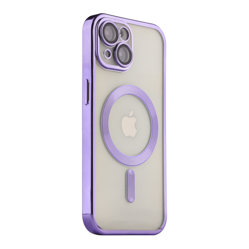 Чохол TPU Metallic Full Camera with Magsafe для iPhone 15 превью 20