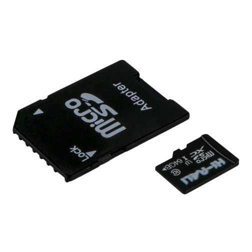Купити Карта Пам'яті  Hi-Rali MicroSDXC 64gb UHS-3 10 Class & Adapter, 2