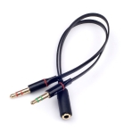 Купити Розділювач Аудіо виходу Aux 3.5mm (Female) to 2Aux 3.5mm (Male)
