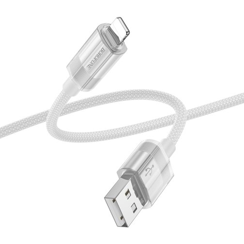 Купить USB Borofone BU44 Sincero Lightning 2.4A 1.2m, 7