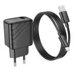 Купити Мережевий Зарядний Пристрій Hoco CS21A 1USB QC 18W+USB to Micro, 5