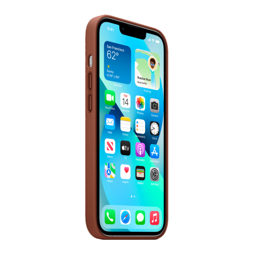 Чохол Leather Case with MagSafe для iPhone 13 Pro Max превью 3