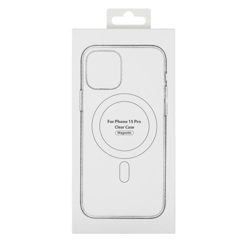 Чохол TPU Clear Case with Magsafe для iPhone 15 Pro превью 5
