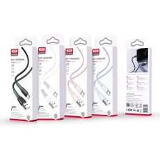 Купити Кабель USB XO NB225 Silicone two-color Type C Купити Кабель USB XO NB225 Silicone two-color Type C