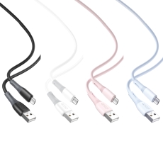 Купити Кабель USB XO NB225 Silicone two-color Type C Купити Кабель USB XO NB225 Silicone two-color Type C
