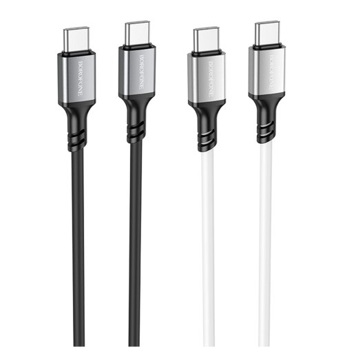 Купить USB Borofone BX83 60W (20V/3A) Silicone Type-C to Type-C