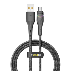 Купити Кабель USB YOKI RGB YK-RG24 Micro 3A 1.2m Купити Кабель USB YOKI RGB YK-RG24 Micro 3A 1.2m