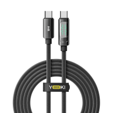 Купить USB YOKI DISPLAY YK-DI88 Type-C to Type-C 100W 2m Купить USB YOKI DISPLAY YK-DI88 Type-C to Type-C 100W 2m