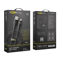 Купити Кабель USB YOKI RGB YK-RG24 Micro 3A 1.2m Купити Кабель USB YOKI RGB YK-RG24 Micro 3A 1.2m