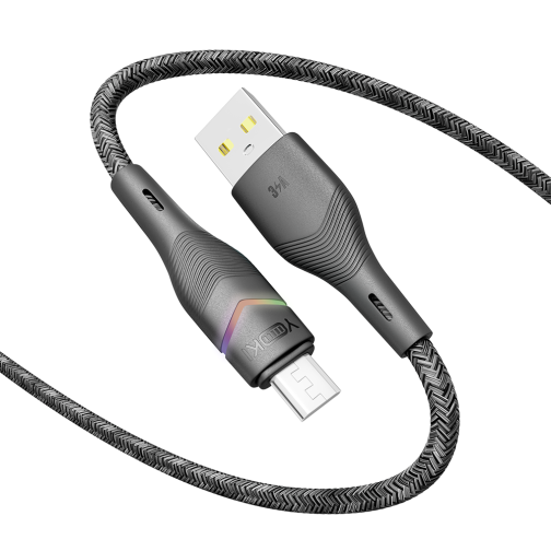 Кабель USB YOKI RGB YK-RG24 Micro 3A 1.2m превью 4