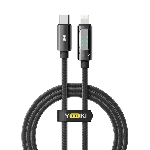 Купити Кабель USB YOKI DISPLAY YK-DI88 Type-C to Lightning 30W 1.2m