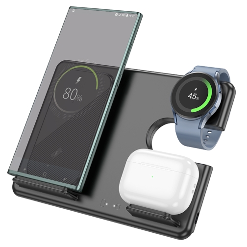 Купить Беспроводное Зарядное Устройство Hoco CQ2 3-in-1 15W (SAM Watch), 3