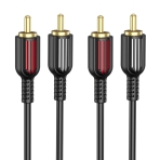 Купить Аудио Кабель Borofone BL13 dual RCA to dual RCA 1,5M, 2