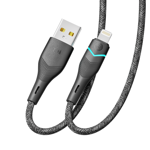 Купити Кабель USB Ridea RC-RL15 RGB Light Lightning 12W 1.2m, 4