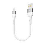 Купити Кабель USB Ridea RC-XS51 X-Silicone MicroUSB 3A 0.25m, 3