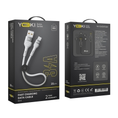 Купити Кабель USB YOKI EXTRA YK-EX11 Type-C 3A 0.25m Купити Кабель USB YOKI EXTRA YK-EX11 Type-C 3A 0.25m