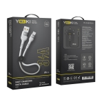 Купити Кабель USB YOKI EXTRA YK-EX11 Type-C 3A 0.25m, 2