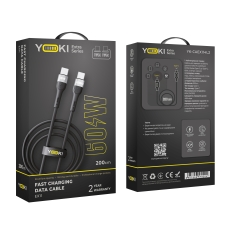 Купить USB YOKI EXTRA YK-EX11 Type-C to Type-C 60W 2m Купить USB YOKI EXTRA YK-EX11 Type-C to Type-C 60W 2m