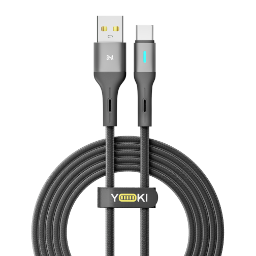 Купити Кабель USB YOKI LED YK-LE17 Type-C 3A 2m