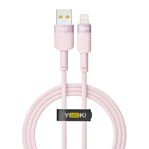 Купить USB YOKI STYLE YK-ST41 Lightning 2.4A 1.2m, 4