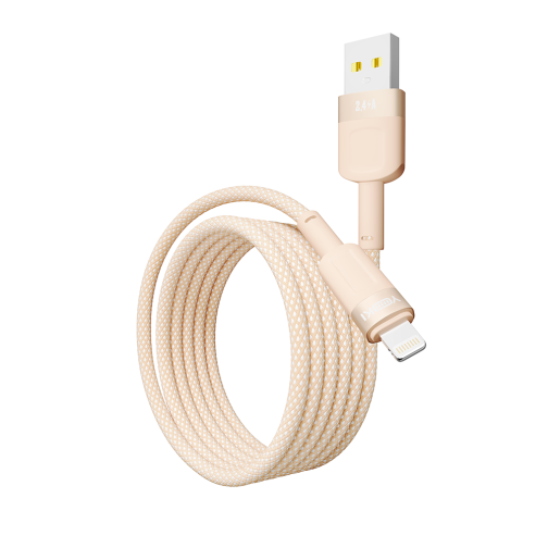 Купить USB YOKI STYLE YK-ST41 Lightning 2.4A 1.2m, 7