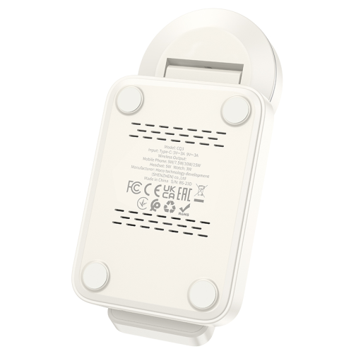 Бездротовий Зарядний Пристрій Hoco CQ3 3-in-1 Magnetic 15W IP Version превью 6