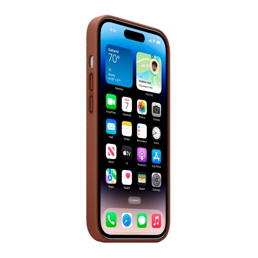 Купити Чохол Leather Case with MagSafe для iPhone 14 Pro Max, 3