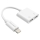Купити Перехідник Borofone BV11 Dual iP digital audio converter Бiлий