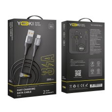 Купить USB YOKI SOLID YK-SO15 Type-C 3A 2m Купить USB YOKI SOLID YK-SO15 Type-C 3A 2m