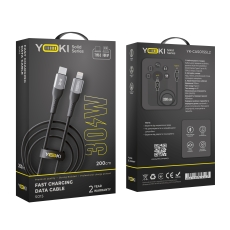 Купить USB YOKI SOLID YK-SO15 Type-C to Lightning 30W 2m Купить USB YOKI SOLID YK-SO15 Type-C to Lightning 30W 2m