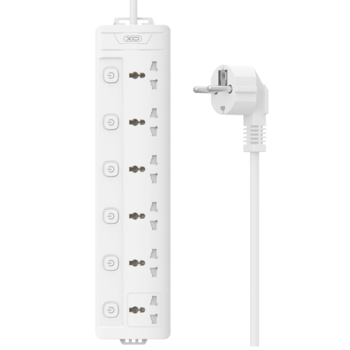 Купити Мережевий Подовжувач XO WL18 6AC 2m, 2
