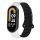 Купить Ремешок для Xiaomi Mi Band 8/9/10 Silicone Link White/Black
