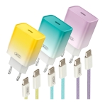 Купити Мережевий Зарядний Пристрій XO CE18 1Type-C PD/QC 30W Type-C to Type-C